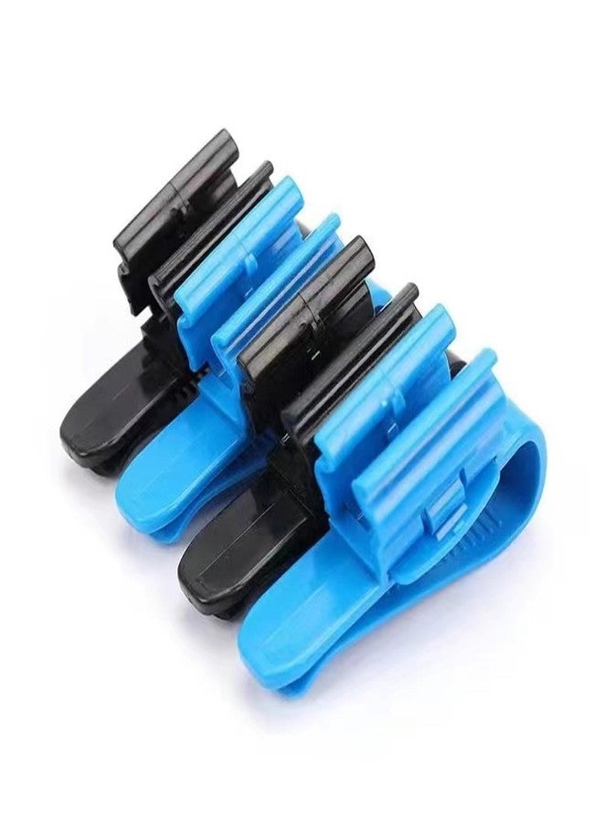 LINYUEARUI 4 pcs Fish for Tank Mounting Clip Water Pipe Hose Holder Multifunction Plastic Adjustable Clamp Aquarium Air Pump Accessories Aquarium Pumps and Filters.(Blue/Black/Gold/Yellow) - Image 3
